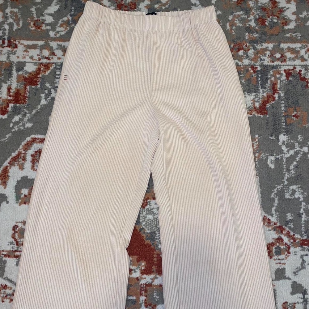 URBAN BDG cream corduroy flare pants
